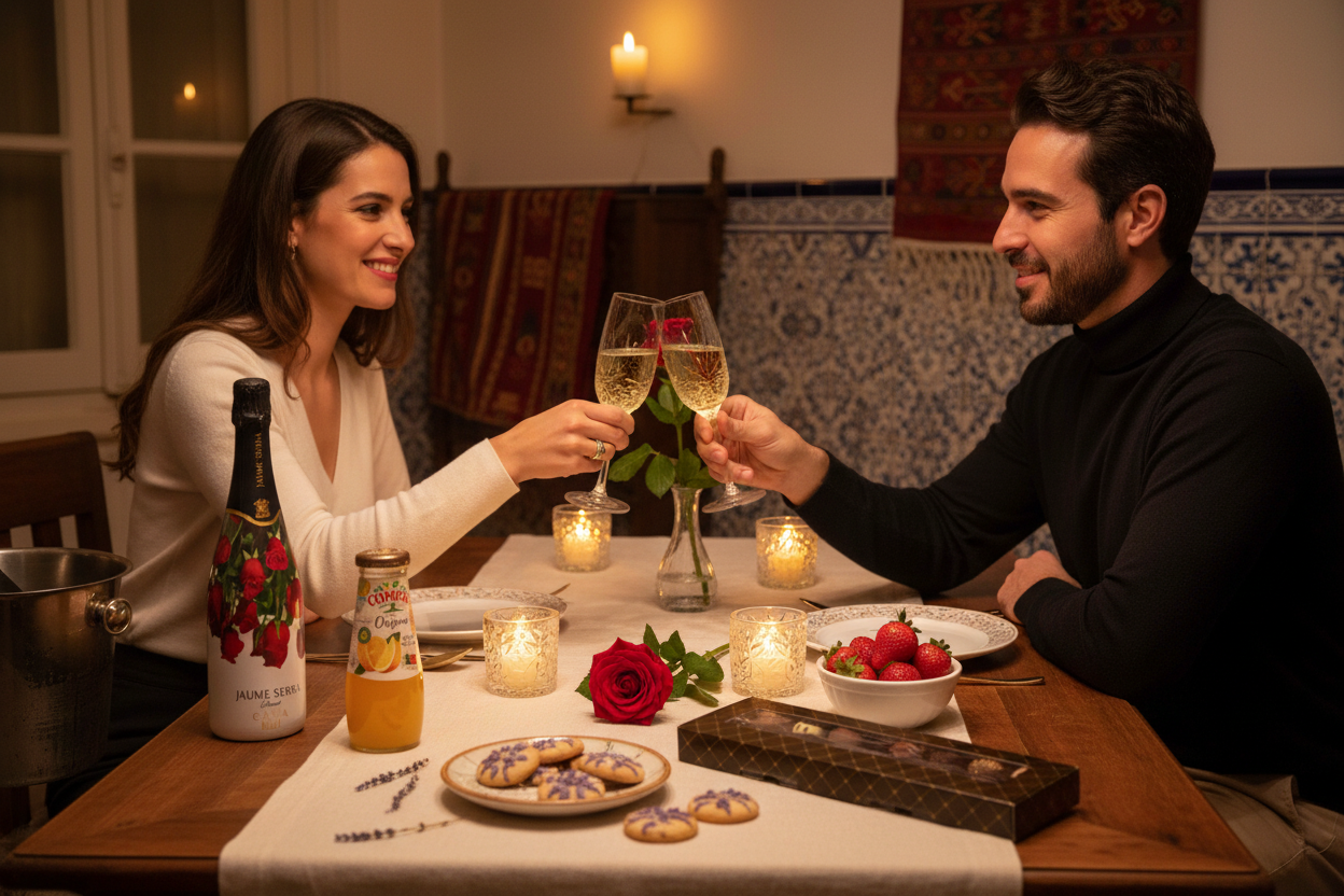Couple Celebrating Valentine's Day